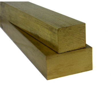 C36000 Brass Flat Bar 1/4" Thick x 1" Wide