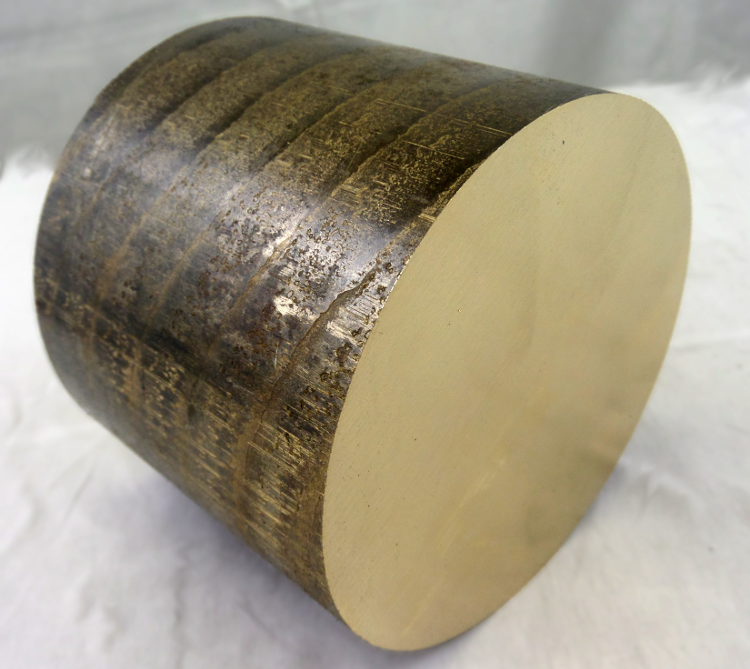 C95400 Bronze Solid Round Bar 2-1/2" Diameter