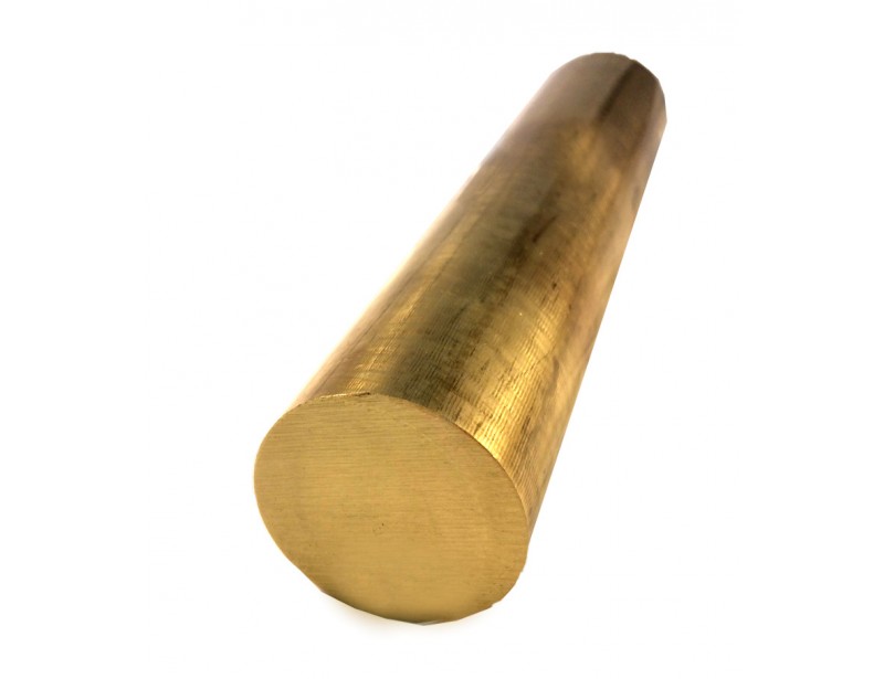 1-1/2" Diameter x 24"-Long 360 Brass Round Bar-->1.5" Dia 360 Brass Lathe Stock